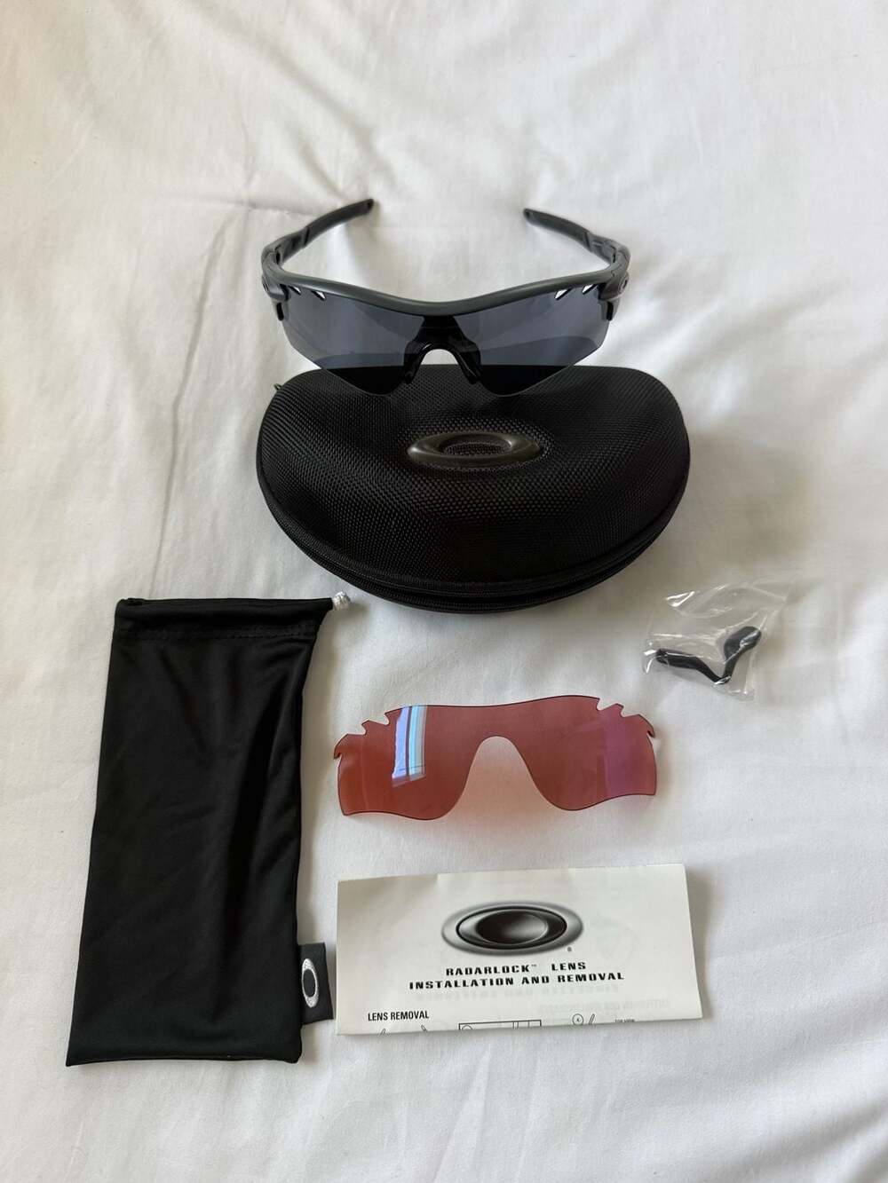 Oakley Radarlock Path Sunglasses with Extra Lens and Case NWOT